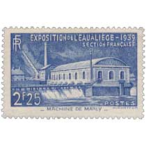 EXPOSITION DE L'EAU A LIÈGE - 1939 SECTION FRANÇAISE - MACHINE DE MARLY