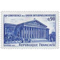 1971 59e CONFÉRENCE DE L'UNION INTERPARLEMENTAIRE