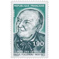 1987 RAOUL FOLLEREAU 1903-1977 PÈRE DES LÉPREUX