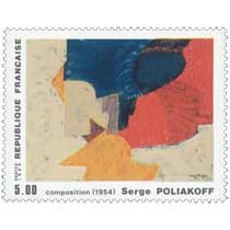 1988 Composition (1954) Serge POLIAKOFF