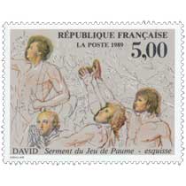 1989 DAVID Serment du Jeu de Paume - esquisse.