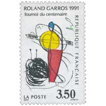 ROLAND GARROS 1991 Tournoi du centenaire