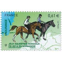 2014 Jeux Équestres Mondiaux FEI en Normandie ENDURANCE