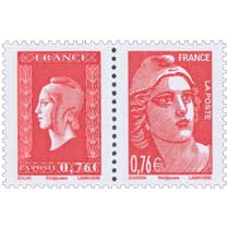 2015 Sans légende particulière - Paire  Marianne de Gandon et Marianne de Dulac