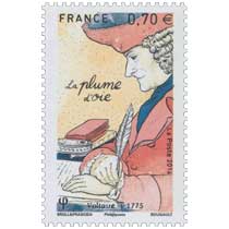2016 La plume d'oie - Voltaire v.1775