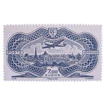 2022 Affiche avec 4 timbres du «Burelé»