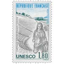 1985 Unesco CARTHAGE THÉÂTRE ROMAIN. TUNISIE