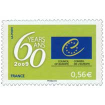 2009 Conseil de l’Europe 60 ans / Council of Europe 60 years/ans