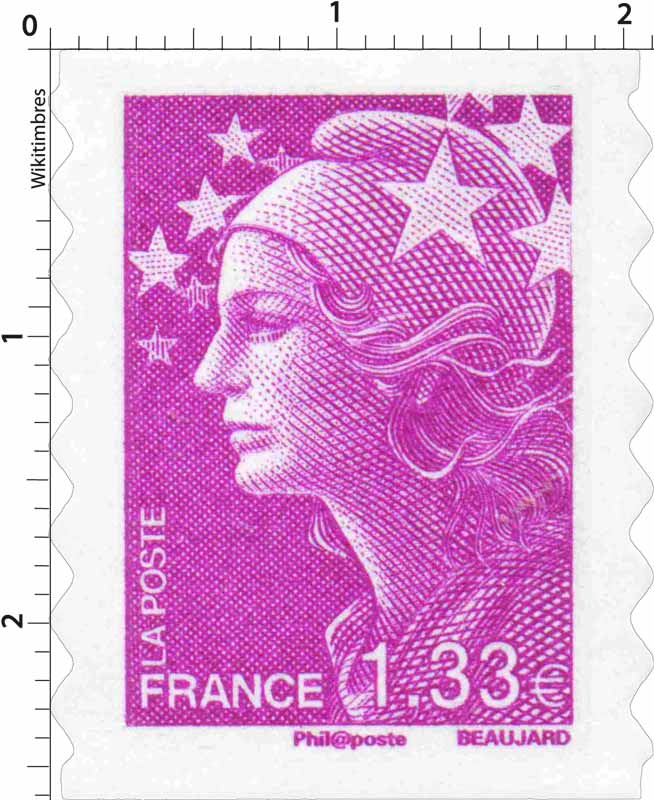 Sans légende particulière - type Marianne de Beaujard