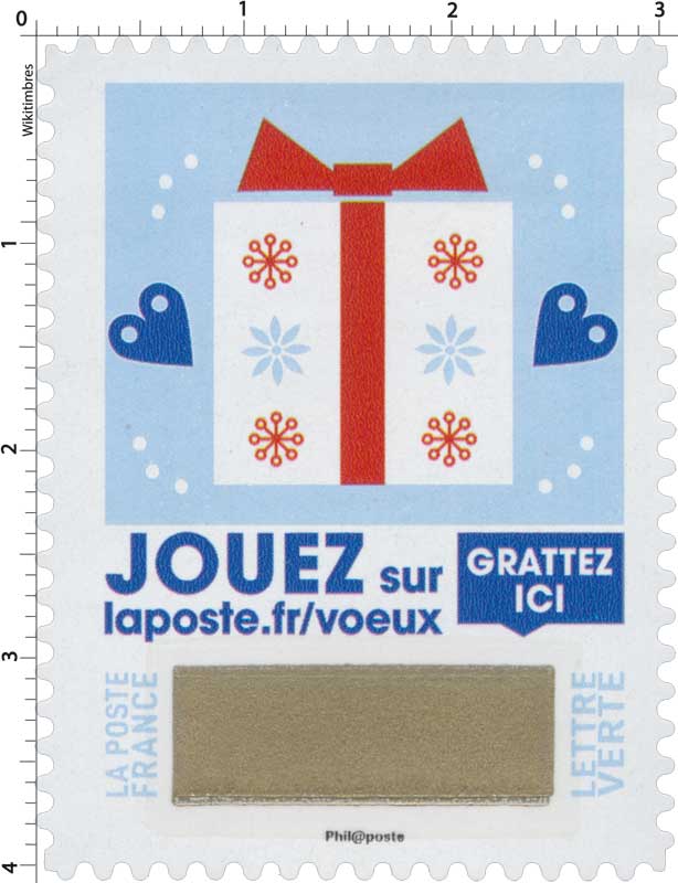 2018 Jouer sur laposte.fr/voeux - Gratter ici