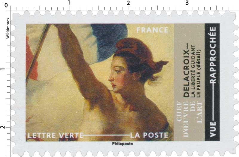 2022 CHEFS-D’OEUVRE DE L’ART - Delacroix La Liberté guidant le peuple (détail)