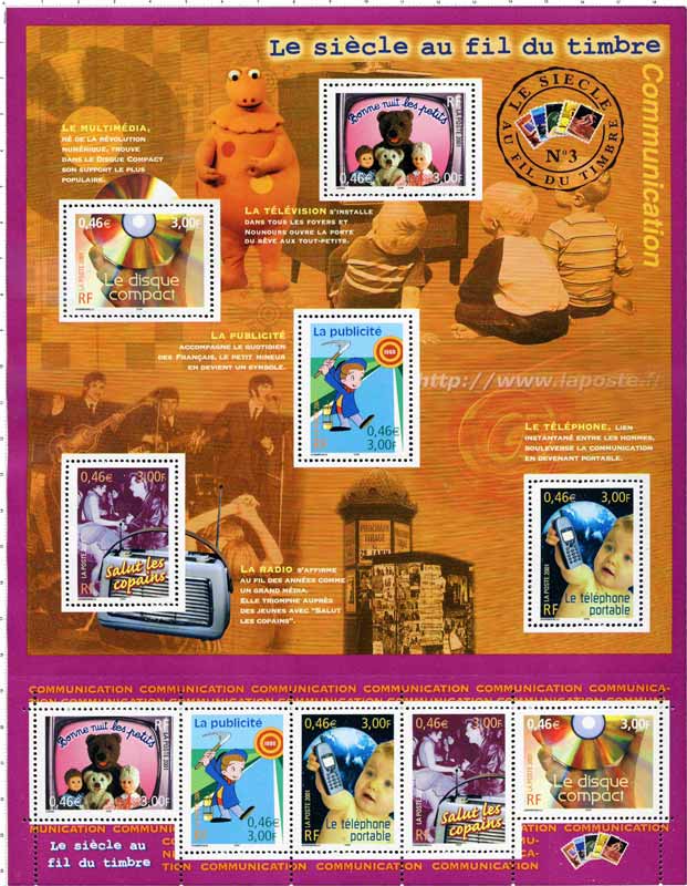 Le siècle au fil du timbre Communication