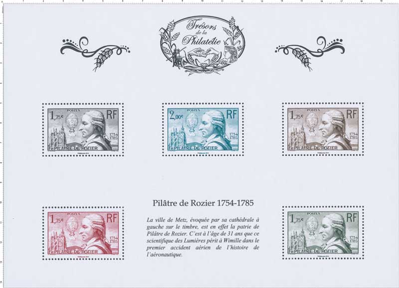 2015 Fr. Pilâtre de Rozier 1754-1785