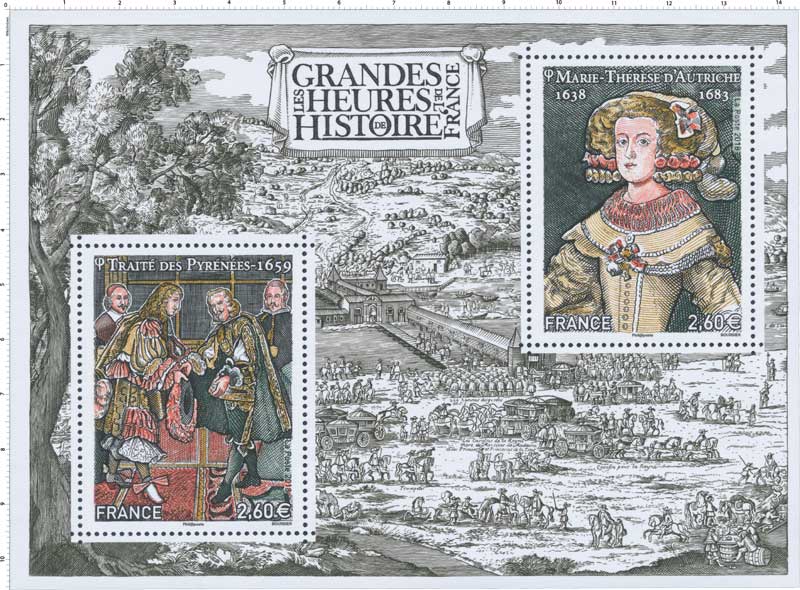 PUZZLE TIMBRÉS : LES GRANDES HEURES DE L'HISTOIRE DE FRANCE (1000