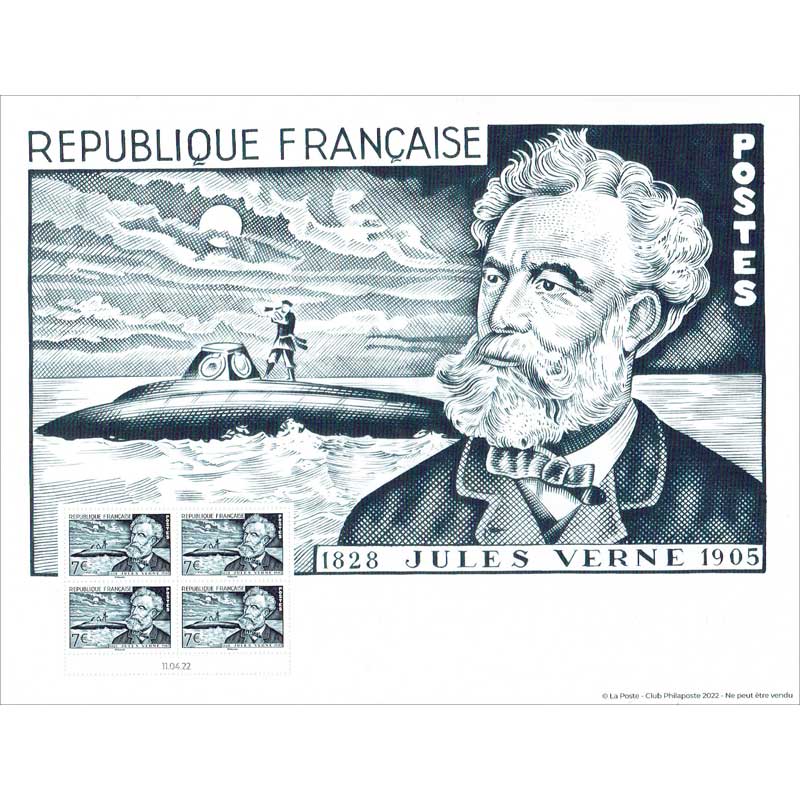 2022 AFFICHE - JULES VERNE 1828-1905