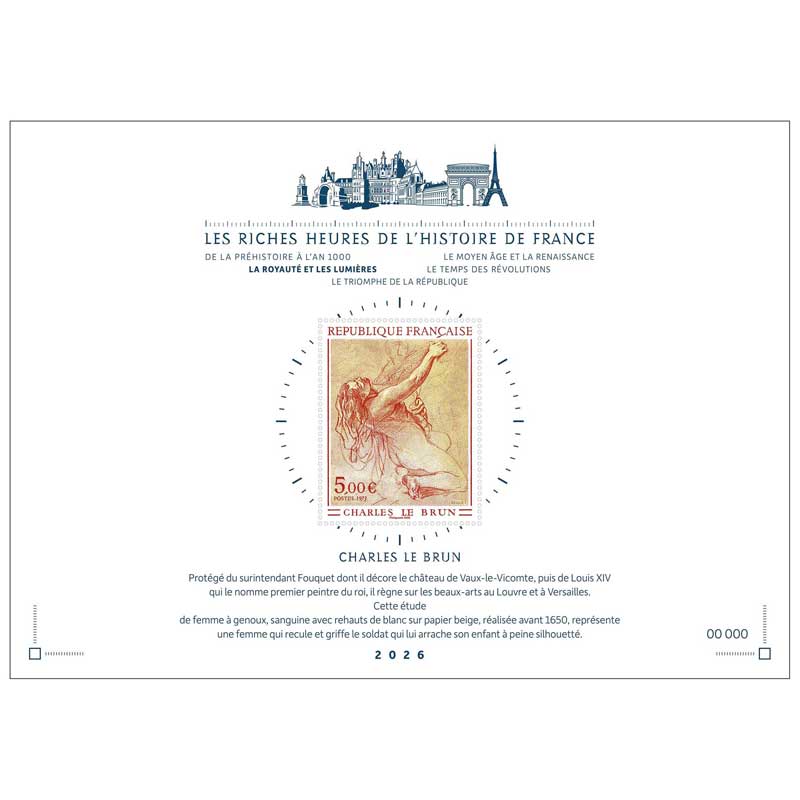 2026 LES RICHES HEURES DE L’HISTOIRE DE FRANCE LA ROYAUTÉ ET LES LUMIÈRES - Charles Le Brun