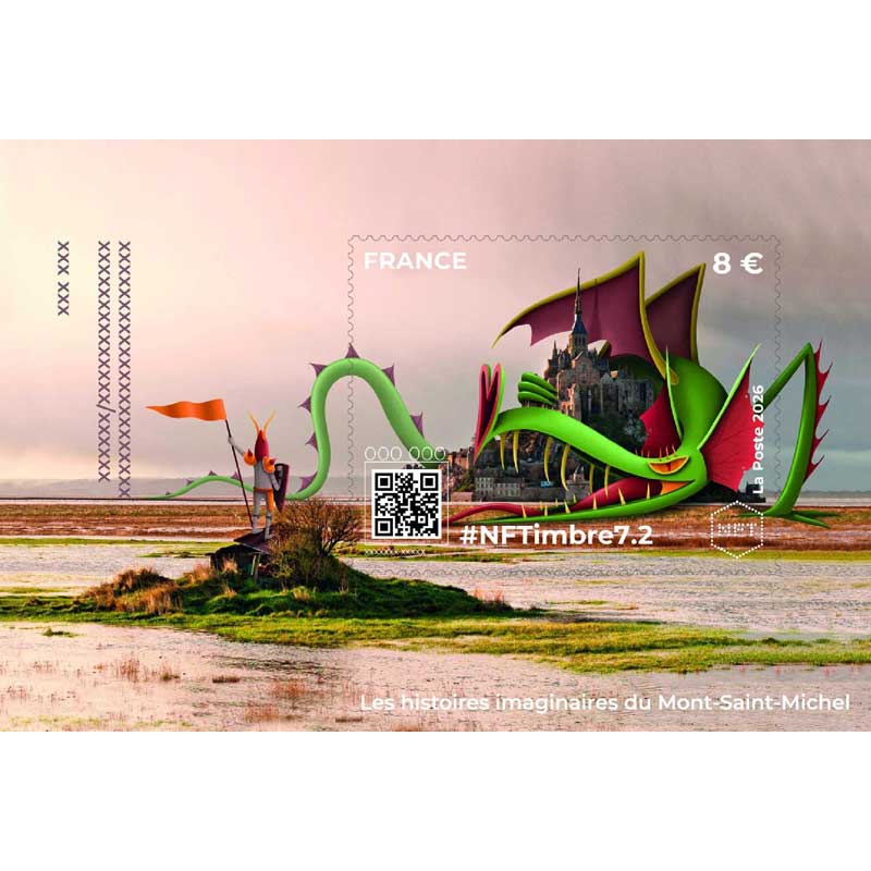 2026 #NFTimbre7.2– Les histoires imaginaires du Mont-Saint-Michel