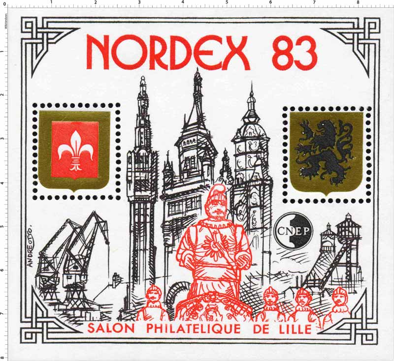 83 NORDEX Salon philatélique de Lille CNEP