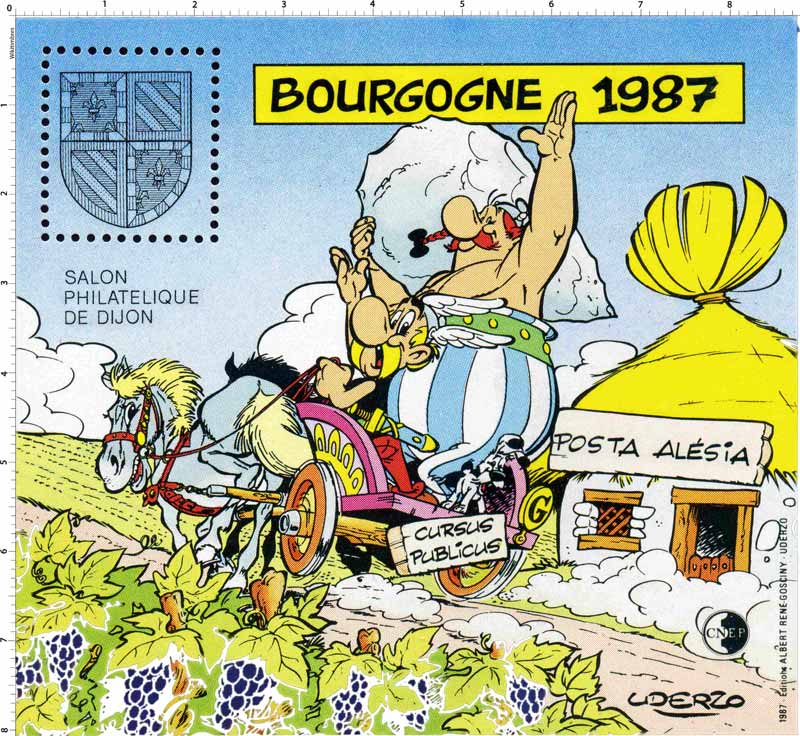 1987 Bourgogne Salon philatélique de Dijon CNEP