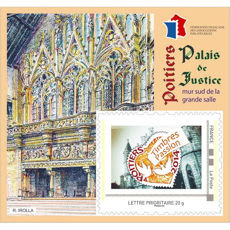 2014 Timbres Passion - Poitiers Palais de justice - mur sud de la grande salle