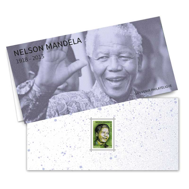 Timbre - Nelson Mandela (1918-2013) - Lettre internationale - La Poste