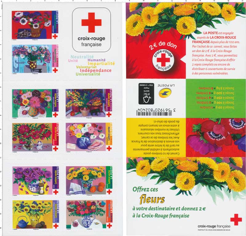 2018 Croix-Rouge française - Offrez ces fleurs