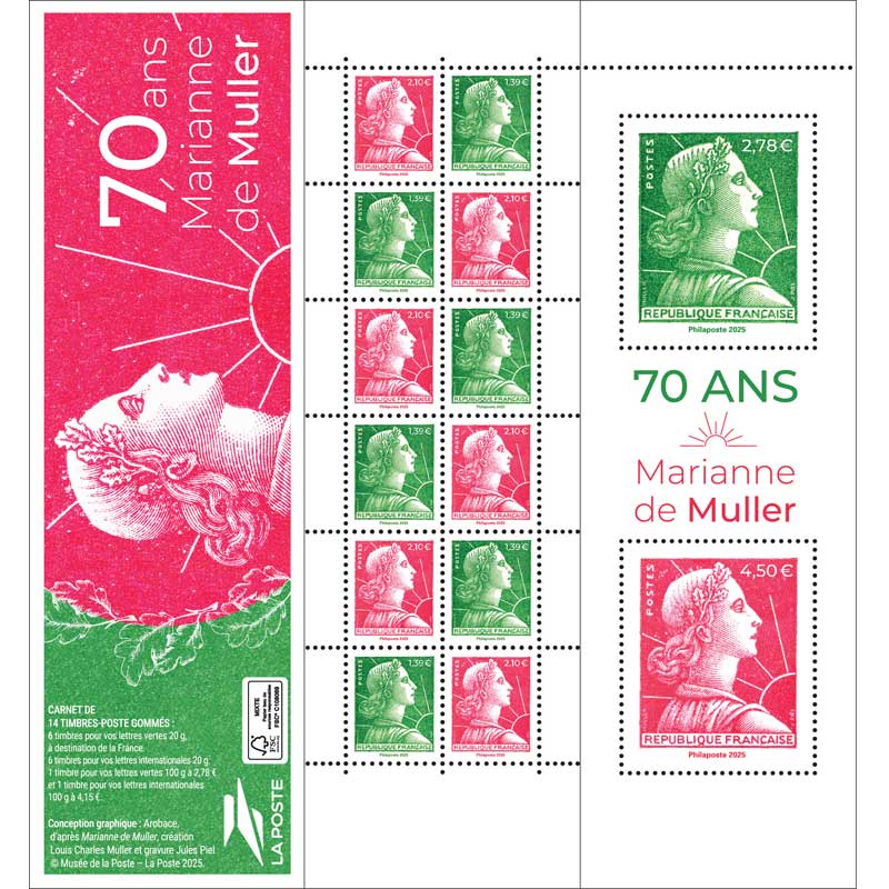 2025 CARNET 70 ANS MARIANNE DE MULLER