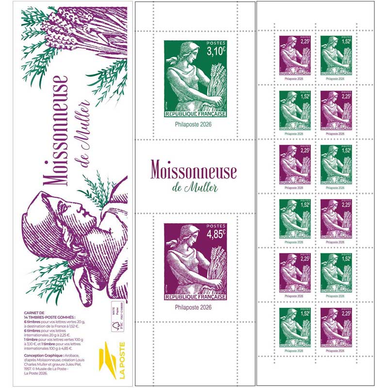 2026 CARNET MOISSONNEUSE DE MULLER