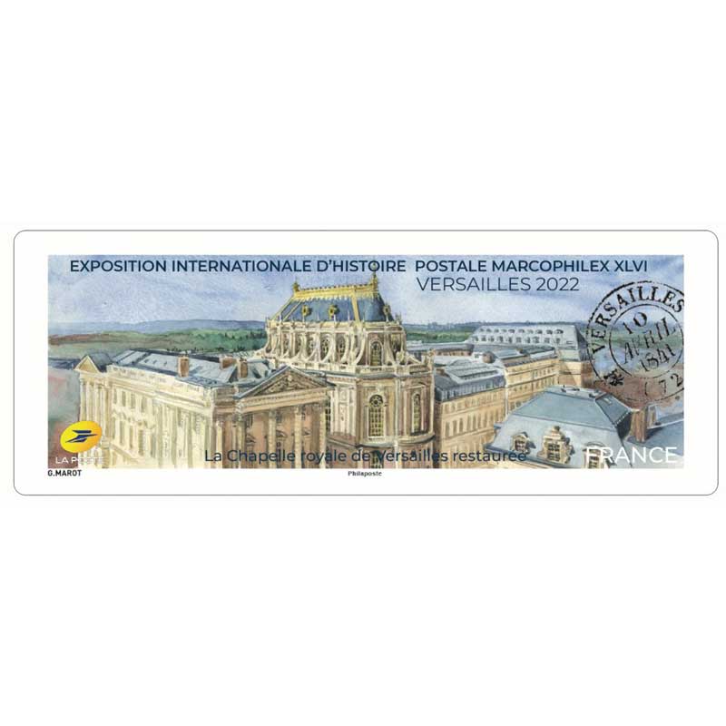 2022 Exposition internationale d'histoire postale - Marcophilex XLVI Versailles - La Chapelle royale de Versaille restaurée