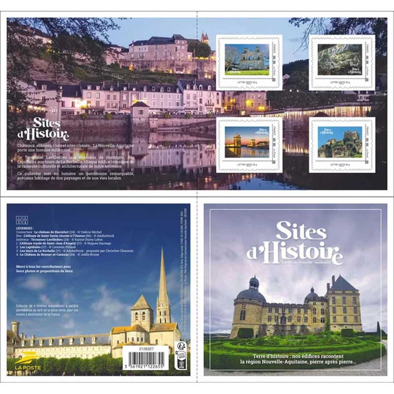 2026 Les sites d'Histoire - Nouvelle Aquitaine