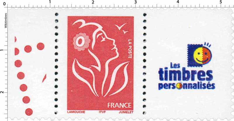 Les timbres personnalisés