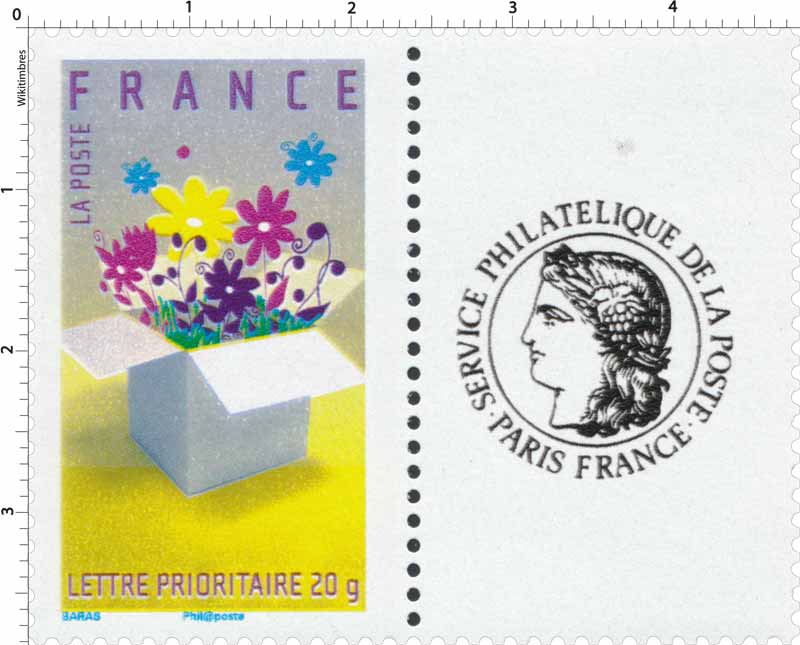 SERVICE PHILATÉLIQUE DE LA POSTE - PARIS FRANCE