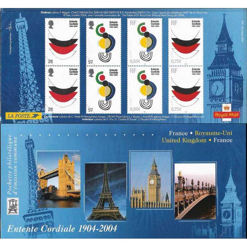 POCHETTE émission commune France - Royaume Uni