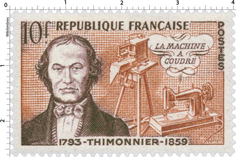 LA MACHINE A COUDRE THIMONNIER 1793-1859