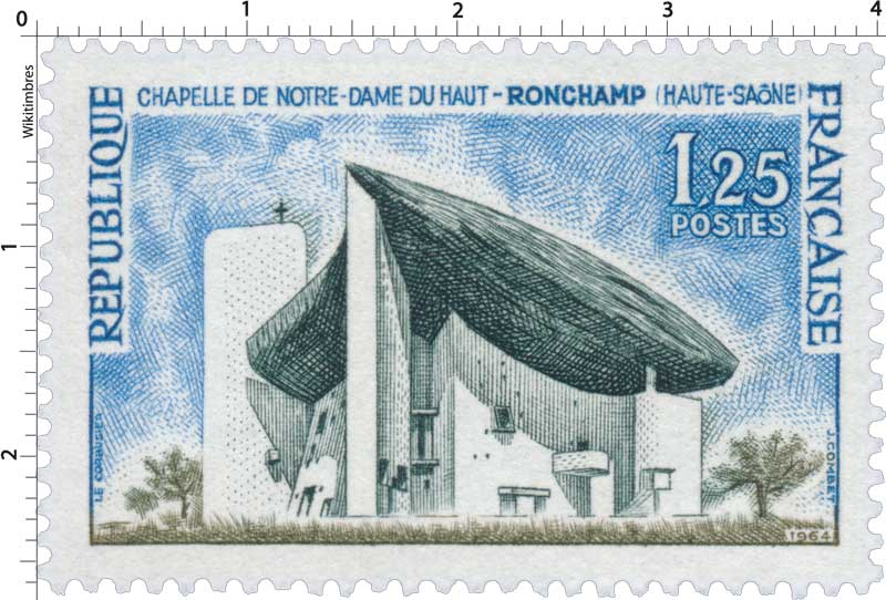 1964 CHAPELLE DE NOTRE-DAME DU HAUT (HAUTE-SAÔNE)