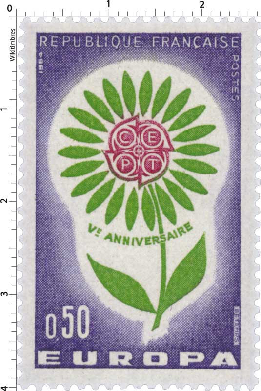 1964 EUROPA CEPT Ve ANNIVERSAIRE