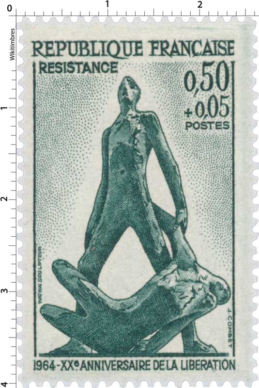 RÉSISTANCE 1964 XXe ANNIVERSAIRE DE LA LIBÉRATION