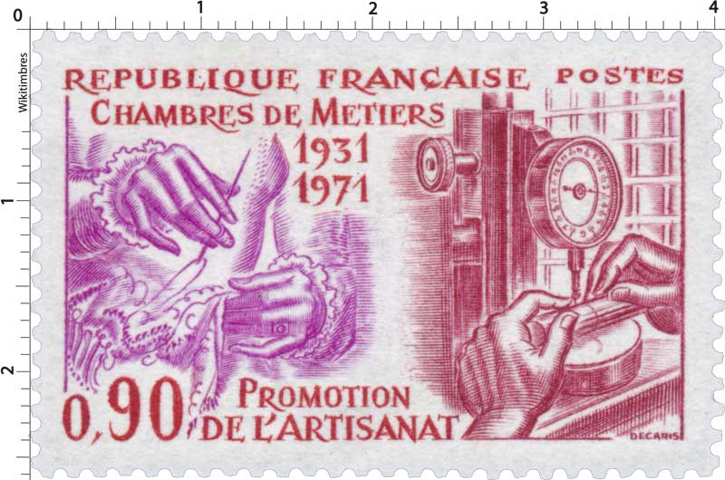 CHAMBRES DE MÉTIERS 1931-1971 PROMOTION DE L'ARTISANAT