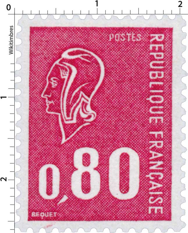 Sans légende particulière - type Marianne de Béquet