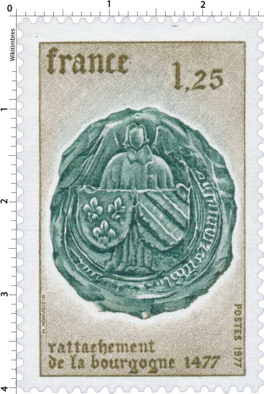 1977 rattachement de la bourgogne 1477