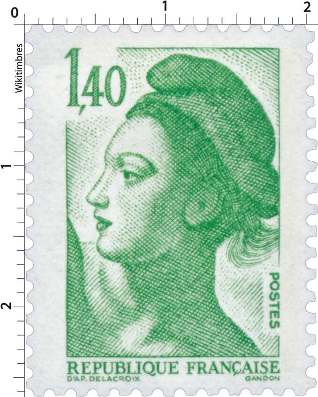 Sans légende particulière - type liberté de Gandon