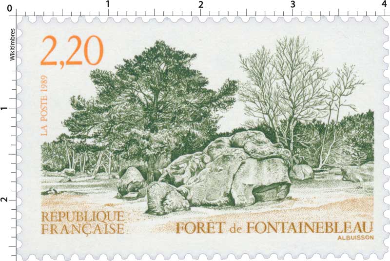1989 FORÊT de FONTAINEBLEAU
