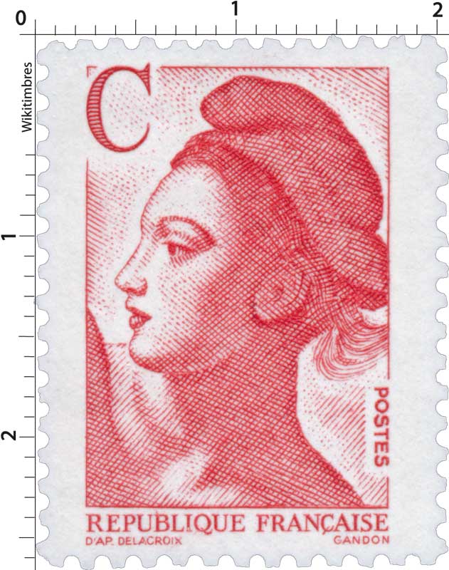 Sans légende particulière - type liberté de Gandon