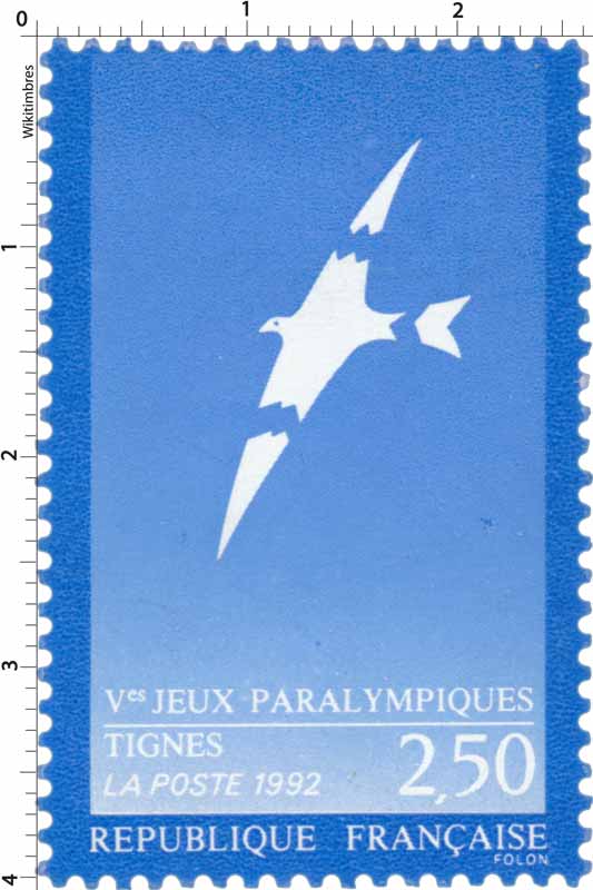 1992 Ves JEUX PARALYMPIQUES TIGNES