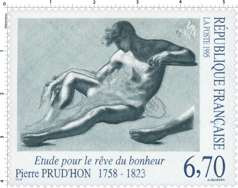 1995 Pierre PRUD'HON (1758-1823) Étude pour le rêve du bonheur