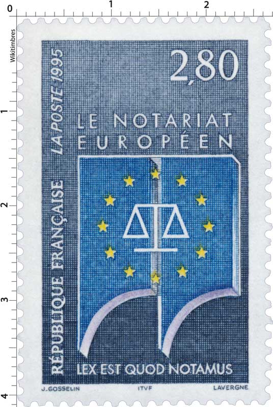 1995 LE NOTARIAT EUROPÉEN LEX EST QUOD NOTAMUS