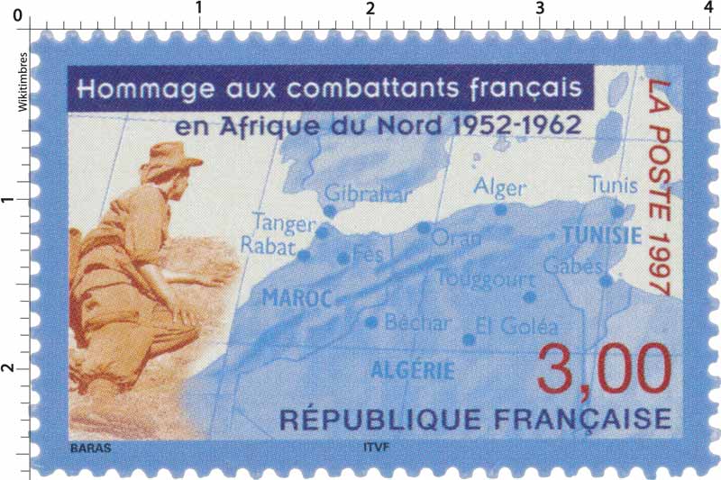 1997 Hommage aux combattants français en Afrique du Nord 1952-1962