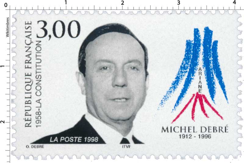 1998 1958-LA CONSTITUTION MICHEL DEBRÉ 1912-1996
