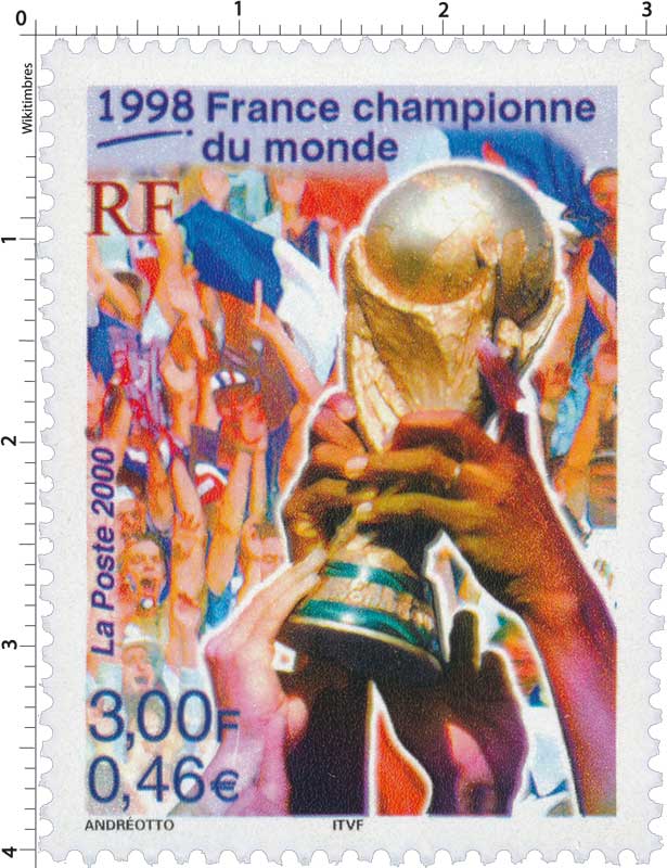 2000 1998 France championne du monde
