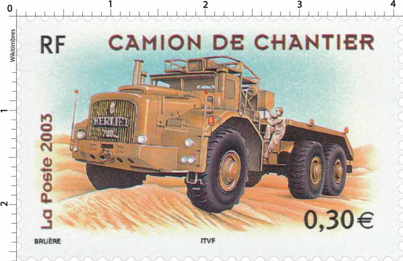 2003 CAMION DE CHANTIER